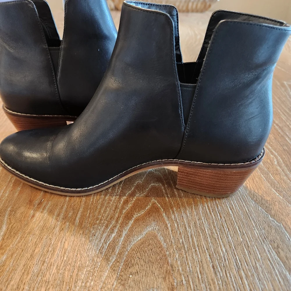 COLE‎ HAAN Grand OS Signature Abbott Black Chelsea Ankle Boots Women's Size 7.5